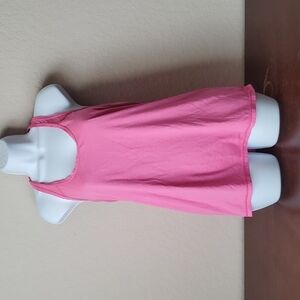 4/$30 Two (2) Xersion racer back workout tops pink and black sz L
